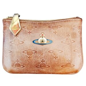 VIVIENNE WESTWOOD LEATHER CARD WALLET COIN PURSE